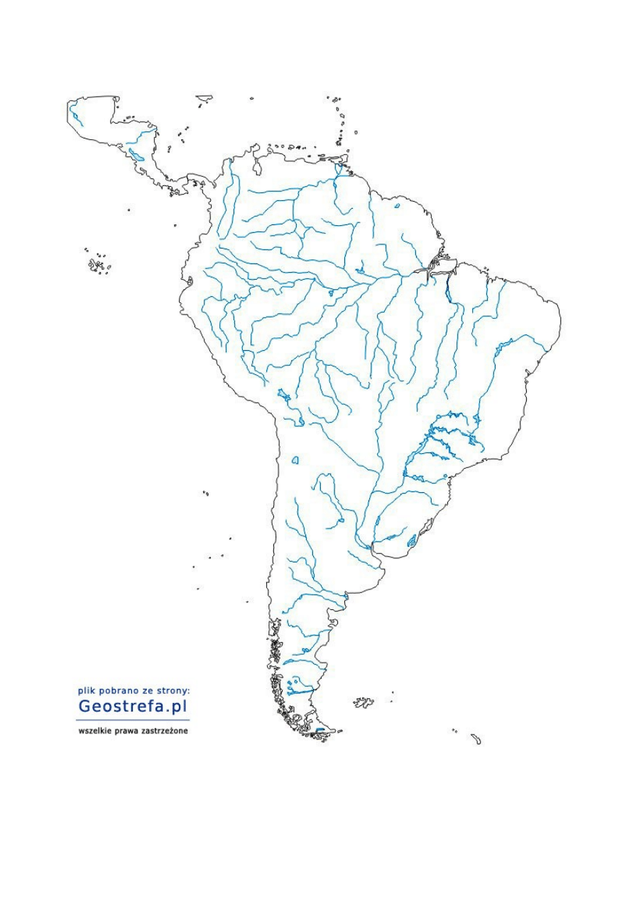 Ameryka Południowa rzeki